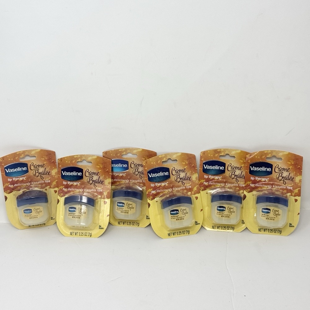 Vaseline Lip Therapy Creme Brulee .25oz x6